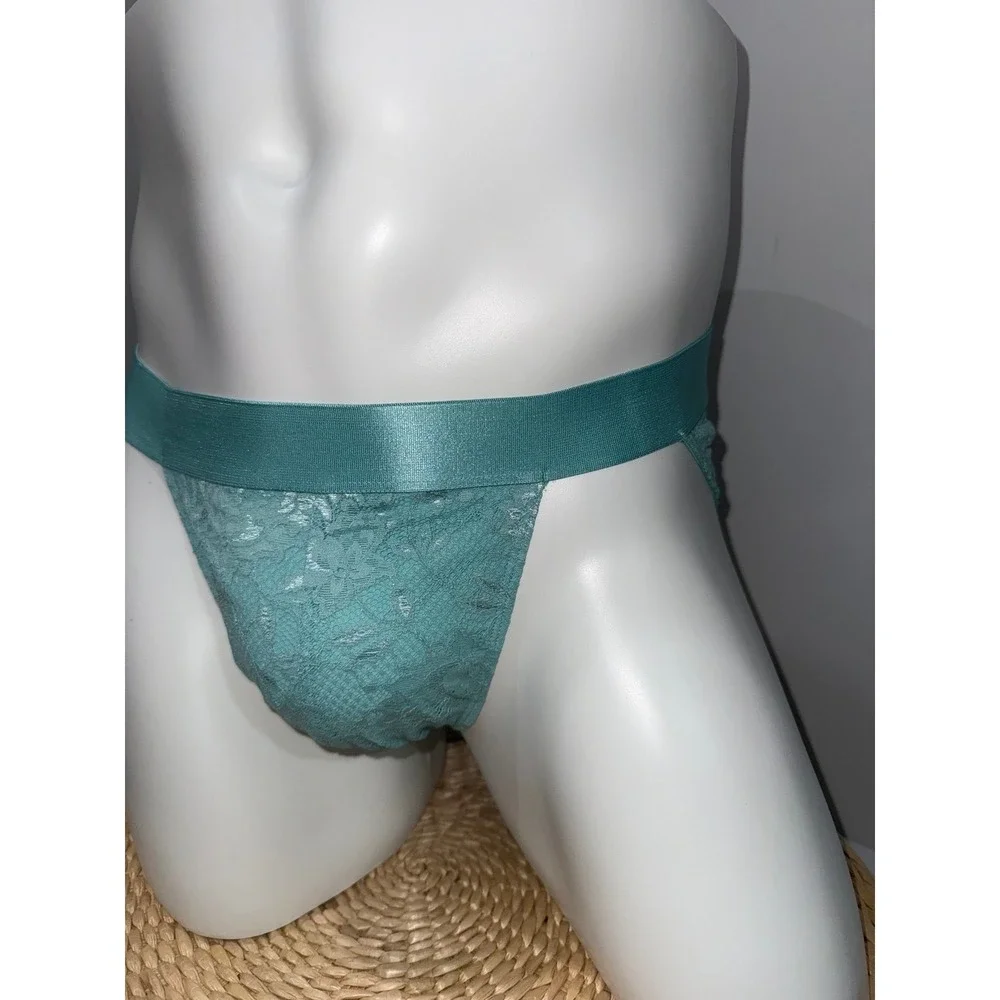 Cosabella Blu Capri Never Say Never Sports Brief Lace Underwear Size M
